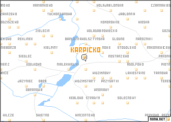 map of Karpicko