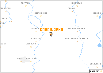 map of Karpilovka