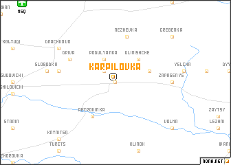 map of Karpilovka