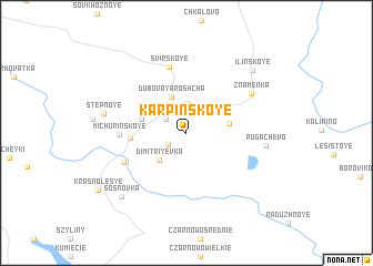 map of Karpinskoye