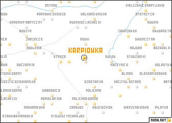 map of Karpiówka