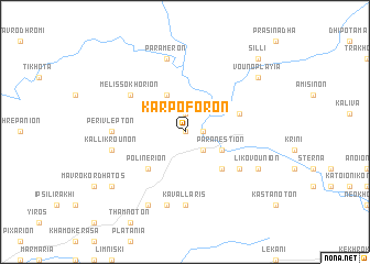 map of Karpofóron