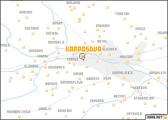 map of Karpoš Dva