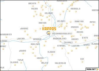 map of Karpoš