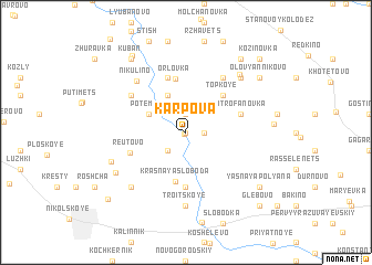 map of Karpova