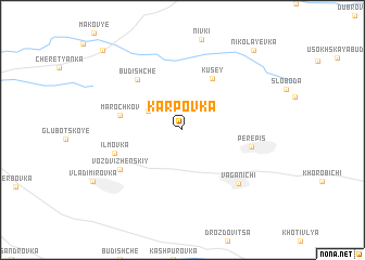 map of Karpovka