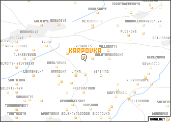 map of Karpovka