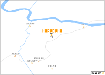 map of Karpovka