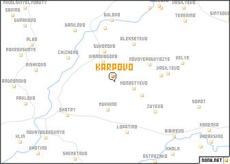 map of Karpovo