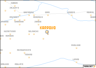 map of Karpovo