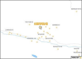 map of Karpovo