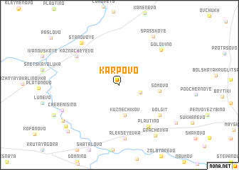 map of Karpovo