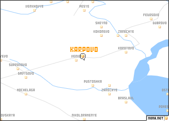 map of Karpovo