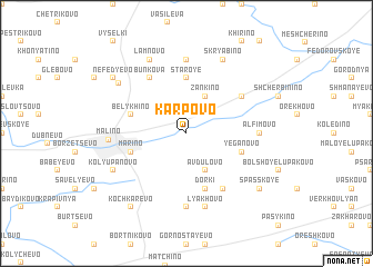 map of Karpovo