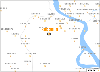 map of Karpovo