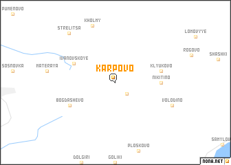 map of Karpovo