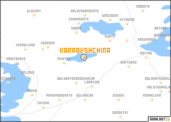 map of Karpovshchina