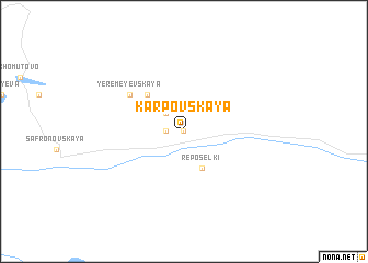 map of Karpovskaya