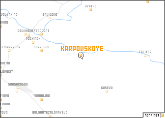 map of Karpovskoye