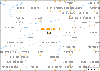 map of Karpowicze