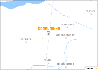 map of Karpunikha