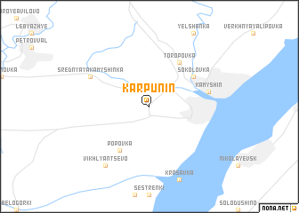 map of Karpunin