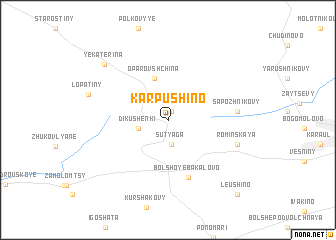 map of Karpushino