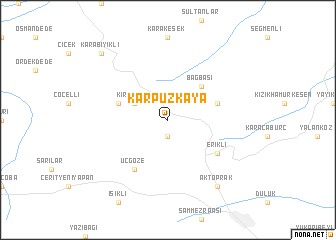map of Karpuzkaya