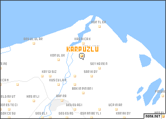 map of Karpuzlu