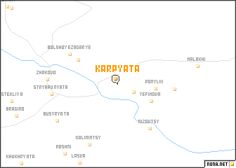 map of Karpyata