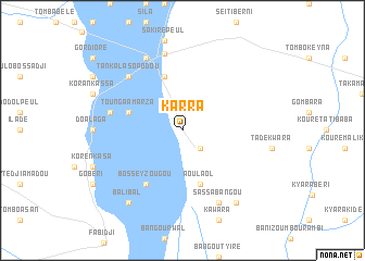 map of Karra