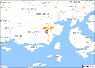 map of Kärrby