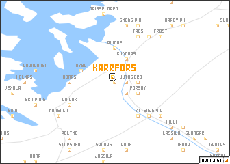 map of Kärrfors