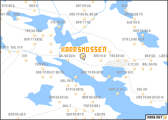 map of Kärrsmossen