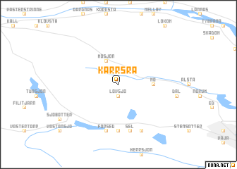 map of Kärrsrå