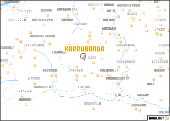 map of Karru Bānda