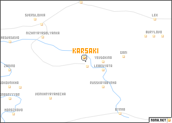 map of Karsaki