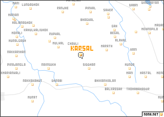 map of Karsāl