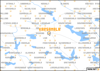 map of Karsamåla