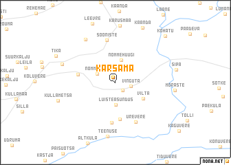 map of Kärsama