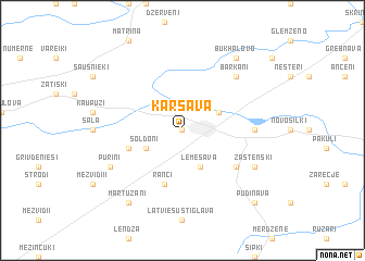 map of Kārsava