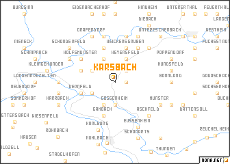 map of Karsbach