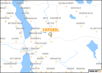 map of Karsbol