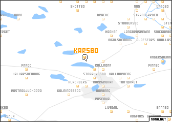 map of Karsbo