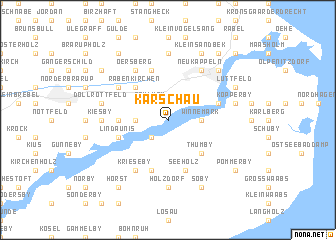 map of Karschau
