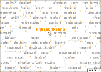 map of Karsdorfberg