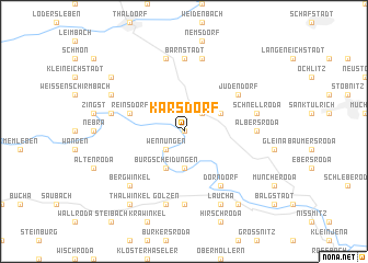 map of Karsdorf