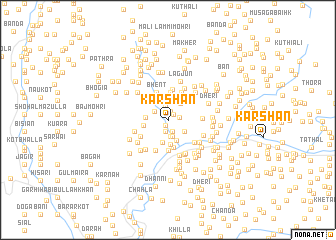 map of Karshan