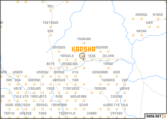 map of Karsha