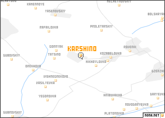 map of Karshino